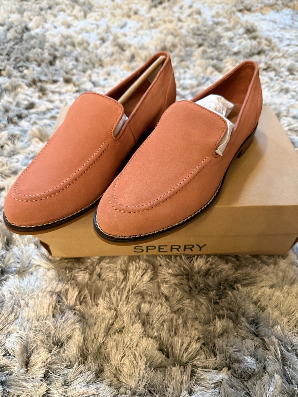 Sperry Fairpoint Suede Rose Women’s Loafers